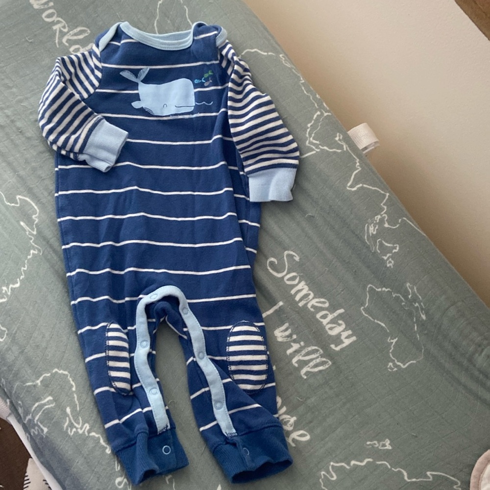 Cloud Island Whale Pajamas 3-6 mos